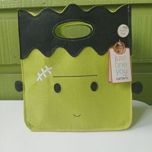 Carter's Green Monster Tote Bag for Kids